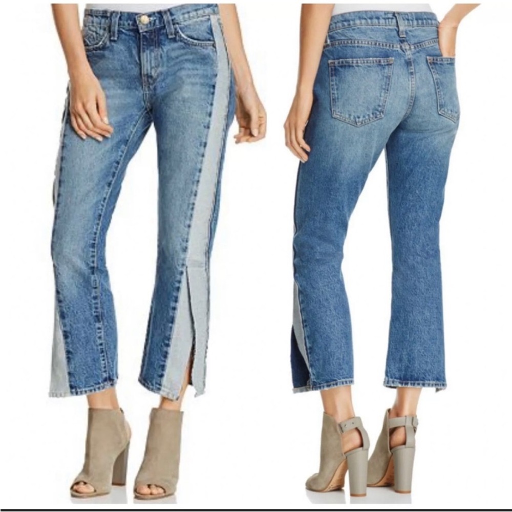 Current Elliott re engineered straight jeans